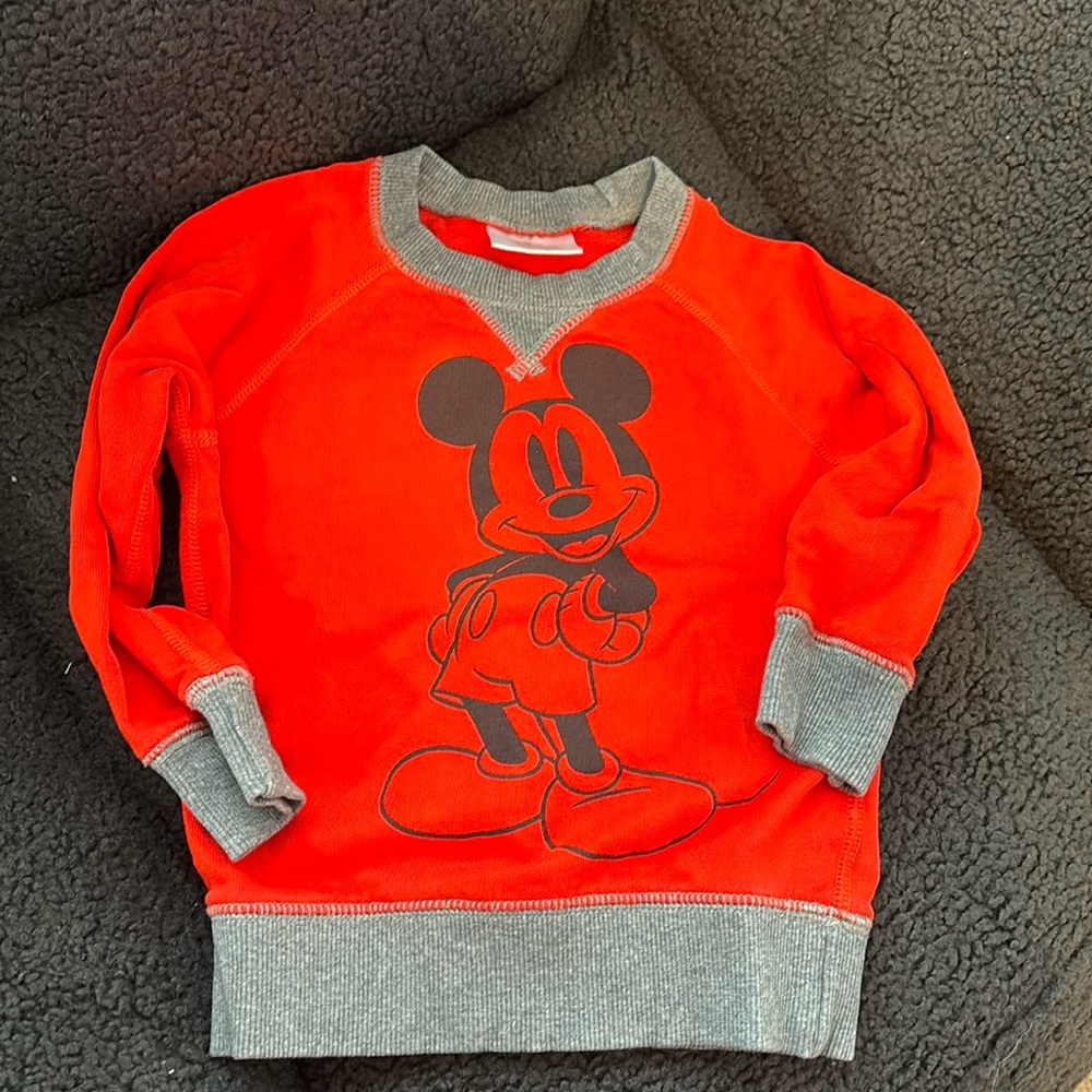 Hanna Anderson Like new Mickey Mouse Sweater Disney Youth 90cm